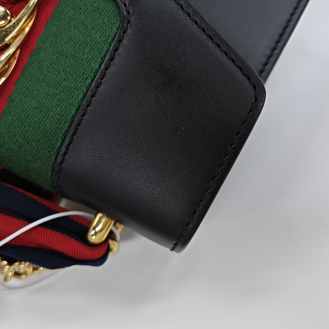Sylvie Mini Calfskin Black