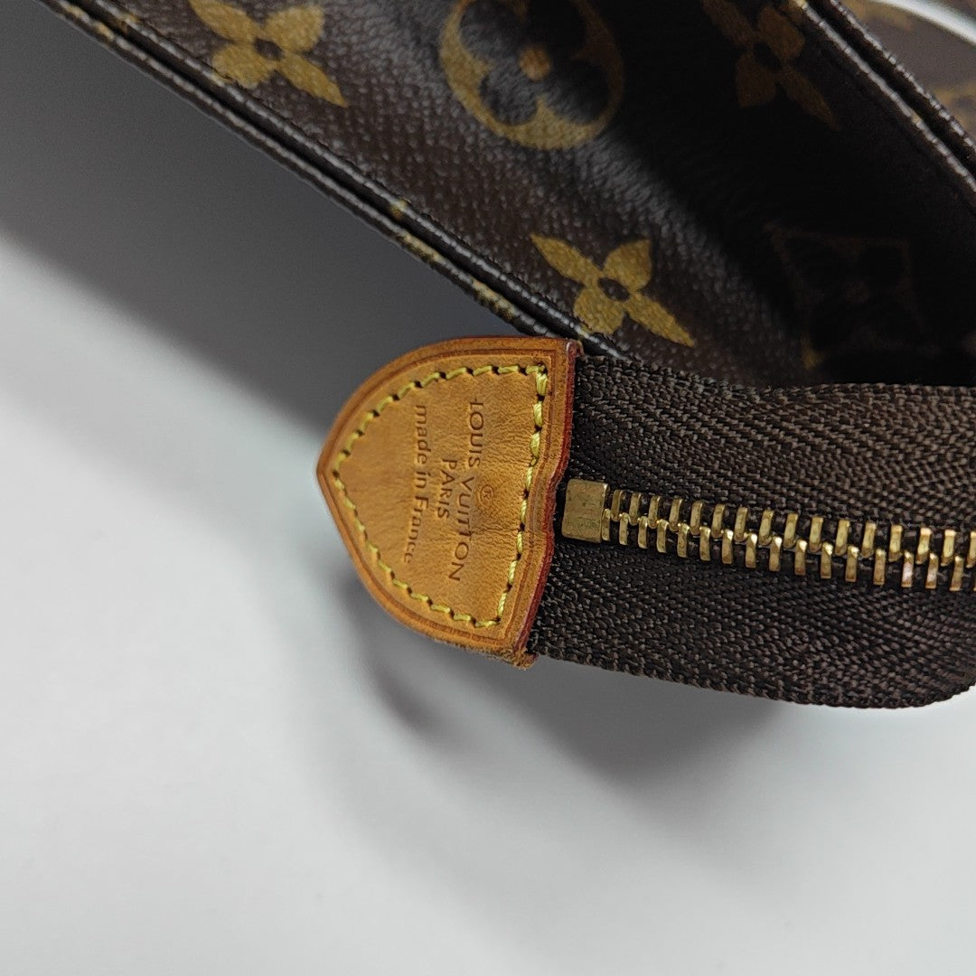 TOILET POCKET 26 Monogram Coated Canvas Brown