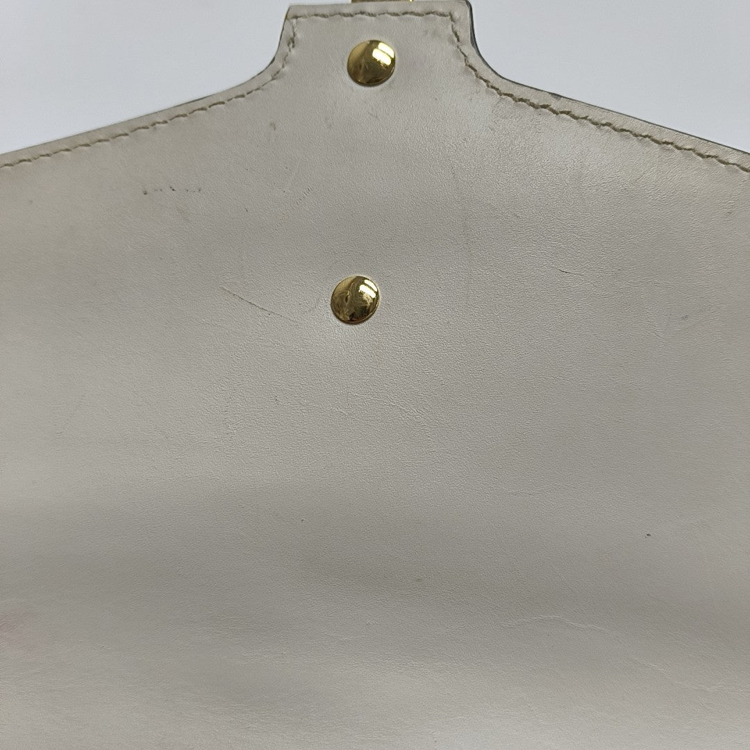 Sylvie Small Calfskin White