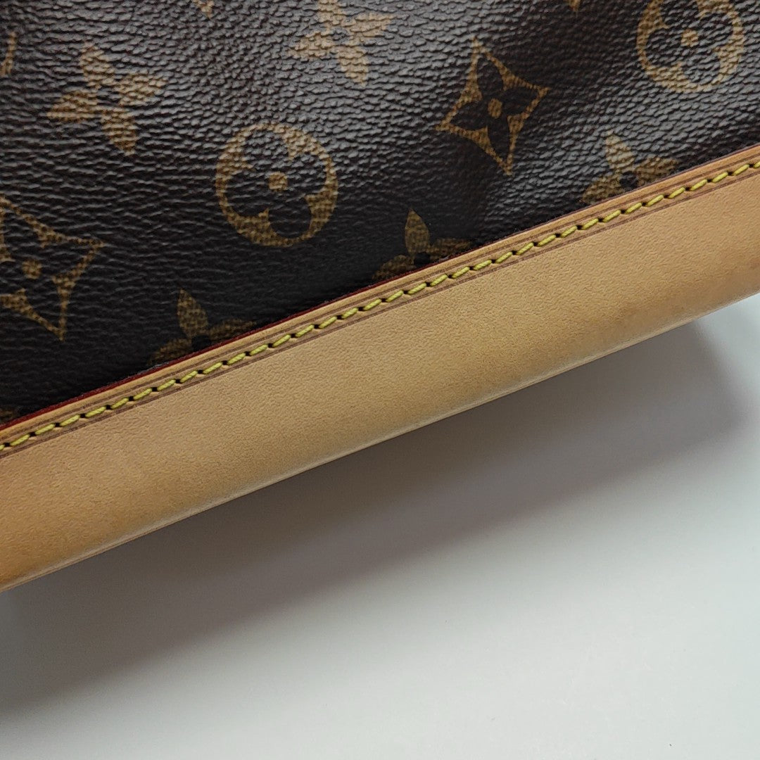 NOÉ BB Monogram Coated Canvas Brown
