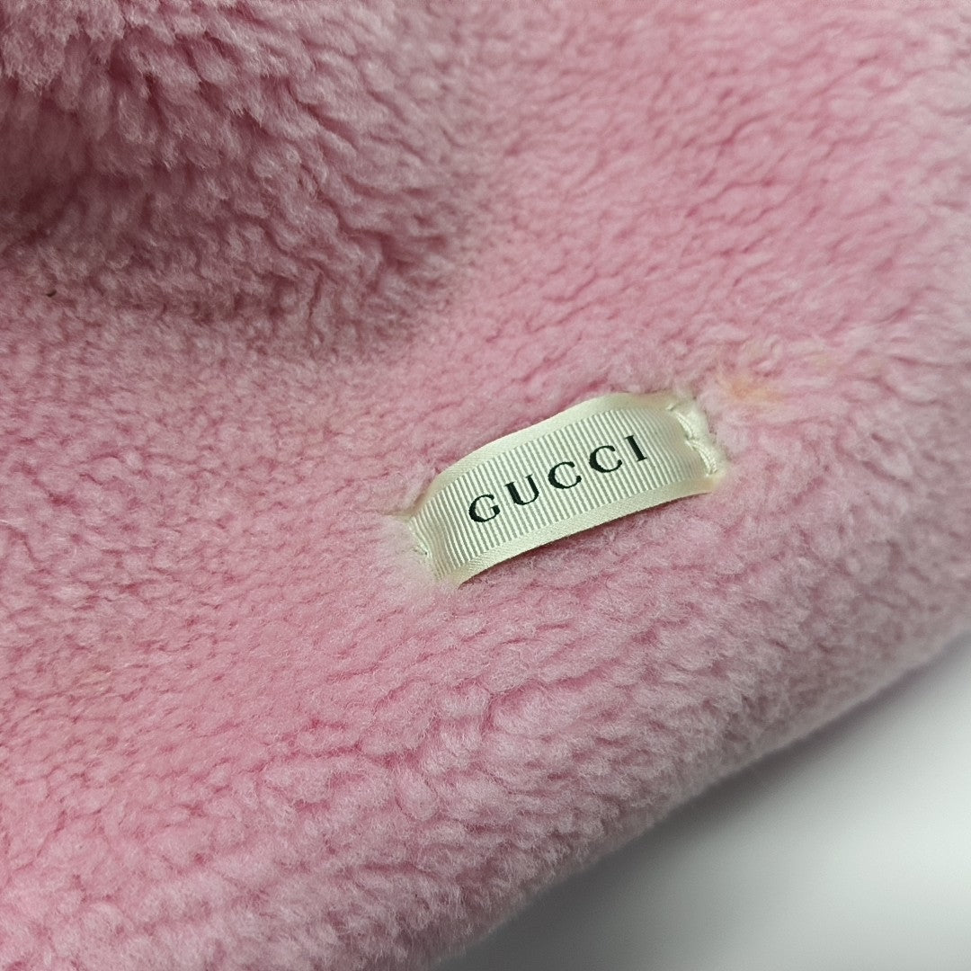 Children’s GG Bucket Sheepskin Pink