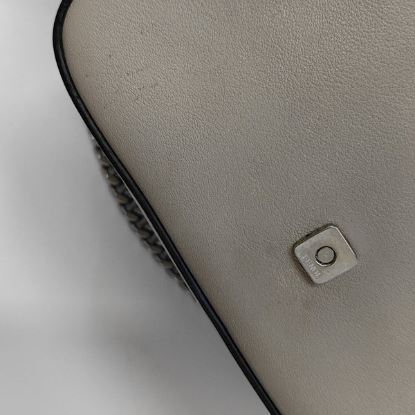 Calfskin Shoulder Bag Gray