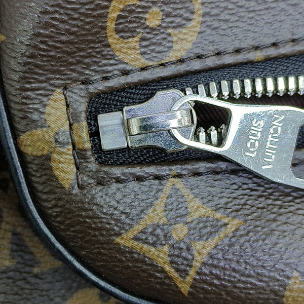 JOSH Monogram Coated Canvas Brown