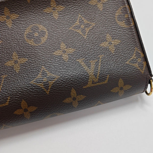 FÉLICIE Monogram Coated Canvas Brown