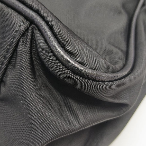Nylon Top Handle Bag Black