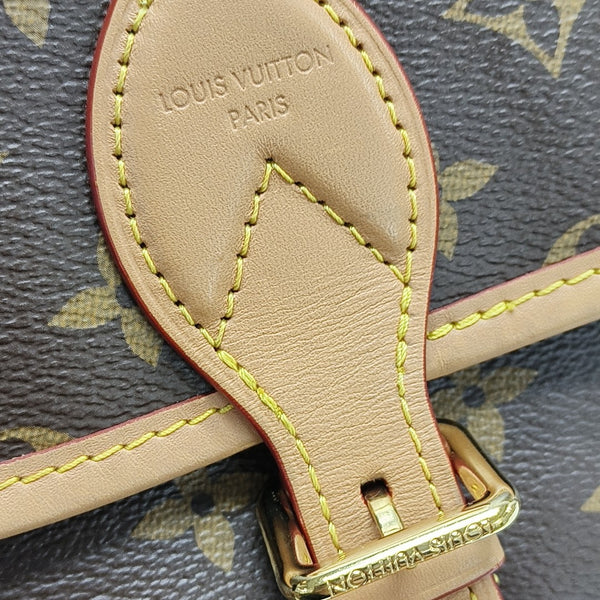 DIANE Monogram Coated Canvas Brown