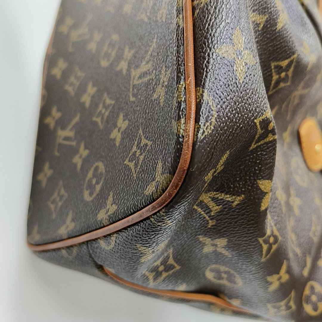 PALERMO PM Monogram Coated Canvas Brown