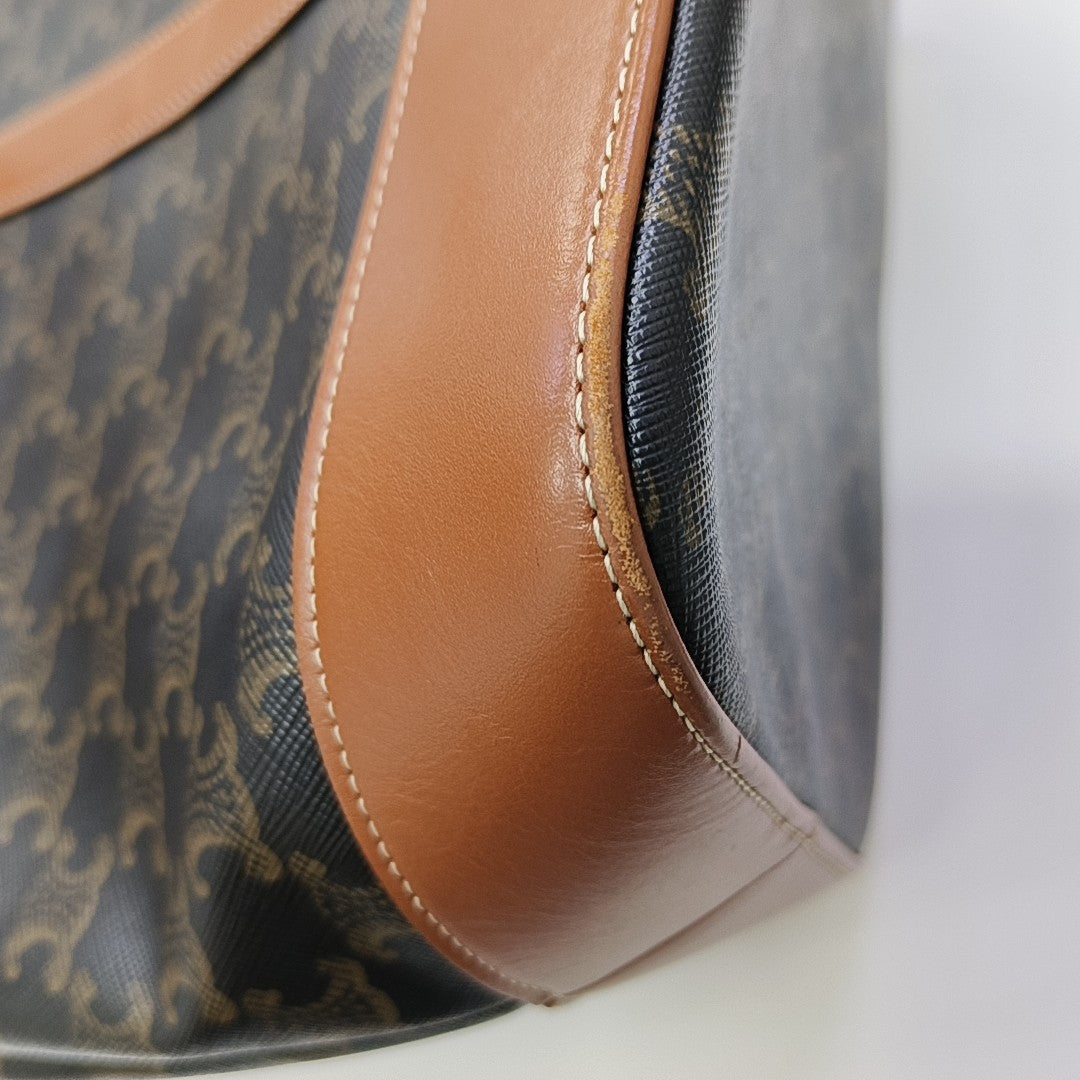 TRIOMPHE CANVAS Medium Coated Canvas Brown
