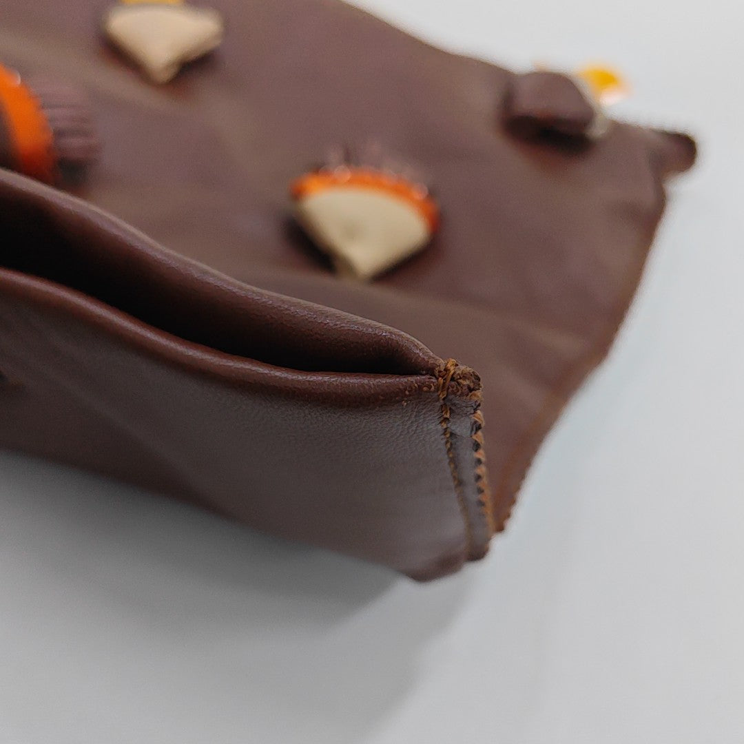 Lambskin Tote Bag Brown