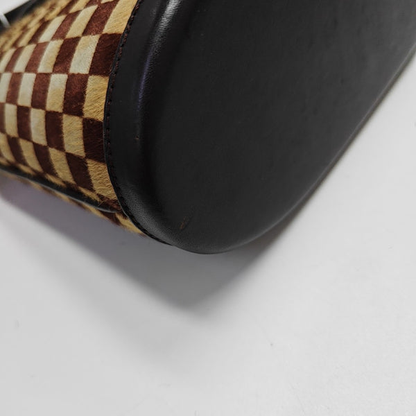 IMPALA Damier Ebene Horsehair Brown