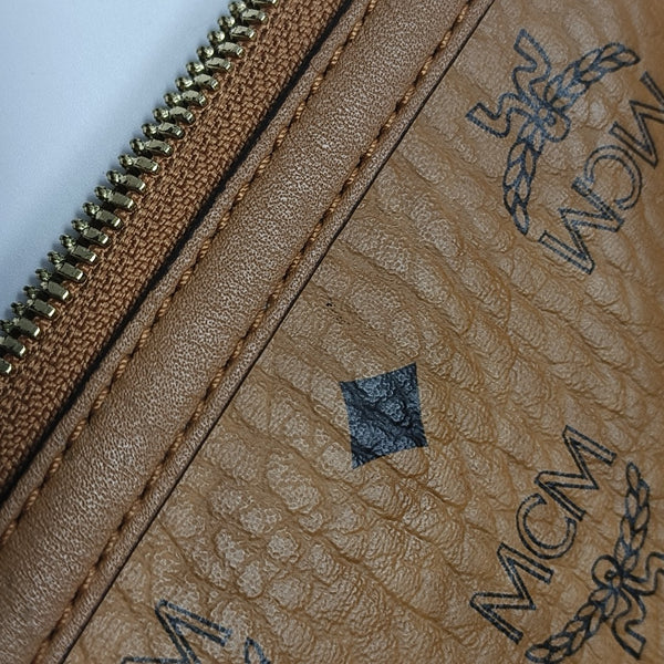 LIZ Monogram Coated Canvas Brown