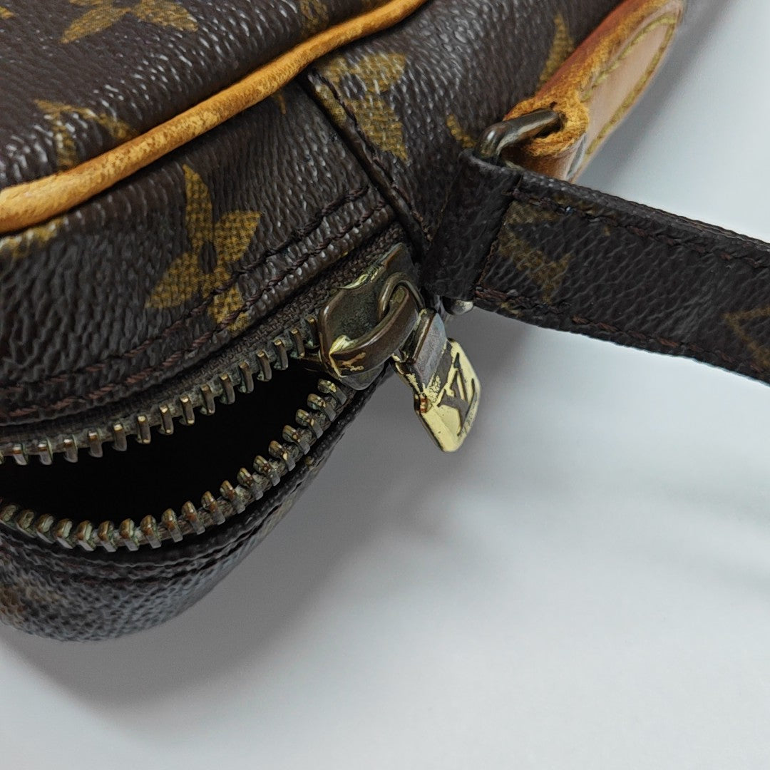 DANUBE Monogram Coated Canvas Brown