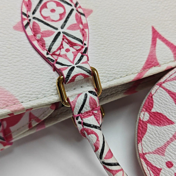 ONTHEGO PM Monogram Coated Canvas White