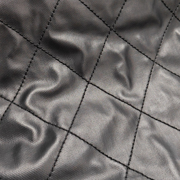 PARIS BIARRITZ Large Quilted Coated Canvas Black