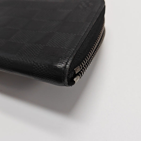 ZIPPY Damier Graphite Calfskin Black Wallet