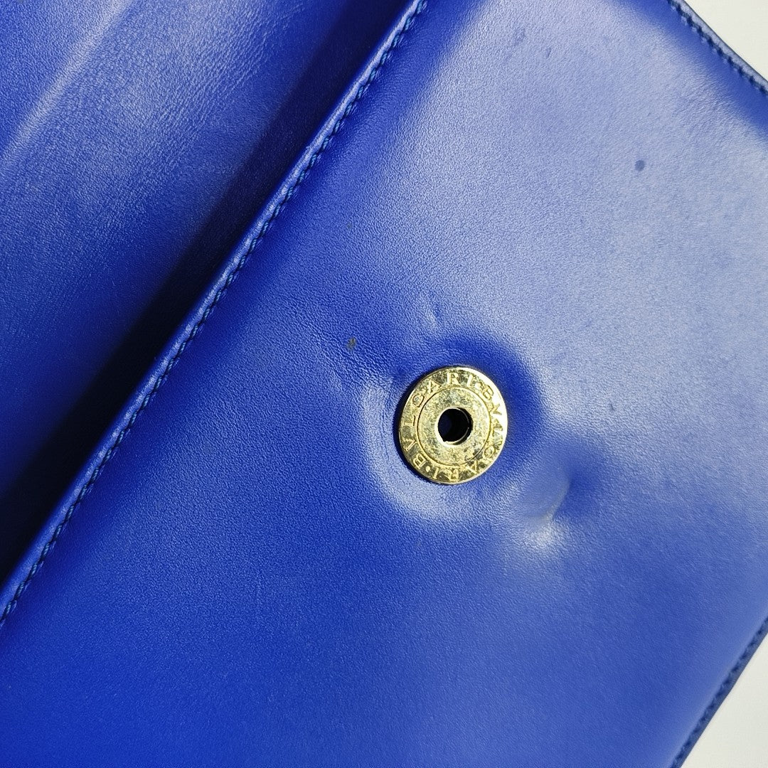 SERPENTI FOREVER Small Stingray Leather Blue