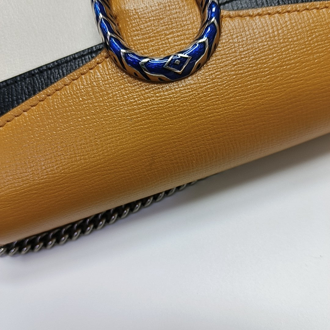 Dionysus Super Mini Calfskin White