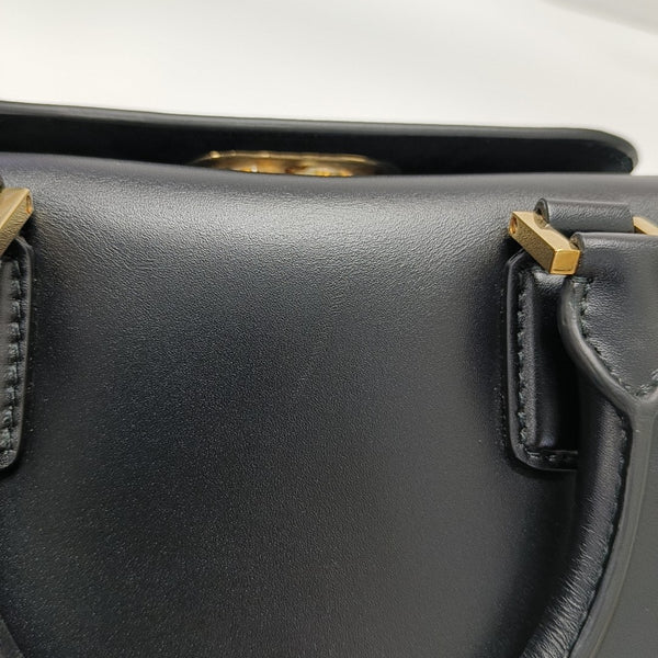 Calfskin Shoulder Bag Black