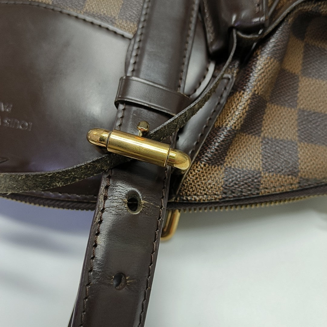 VERONA MM Damier Ebene Coated Canvas Brown