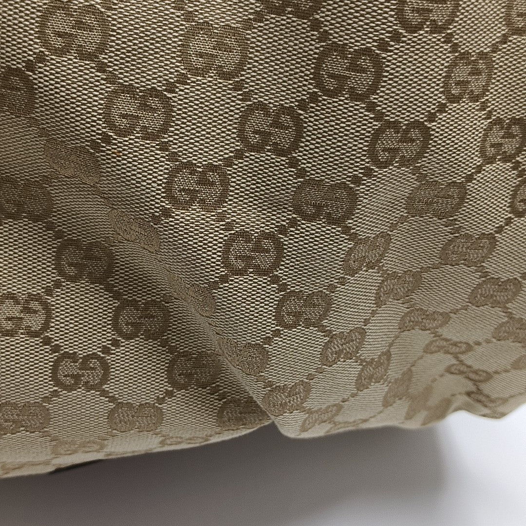 Monogram Canvas Tote Bag Beige
