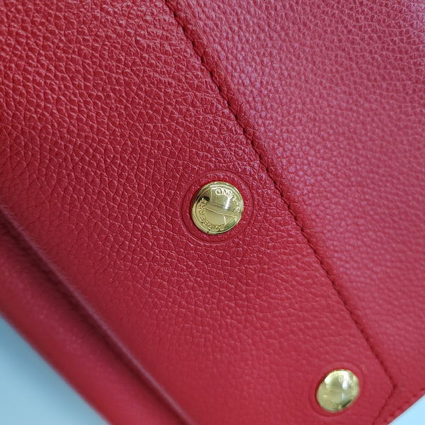 Title Mini Calfskin Red
