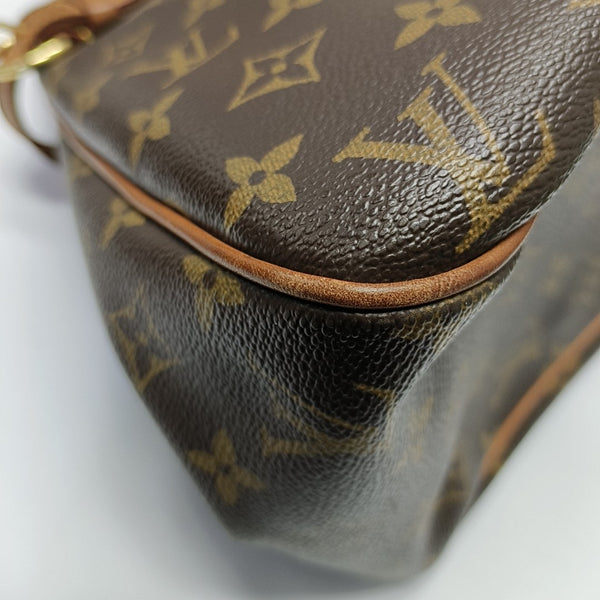 BATIGNOLLES GM Monogram Coated Canvas Brown