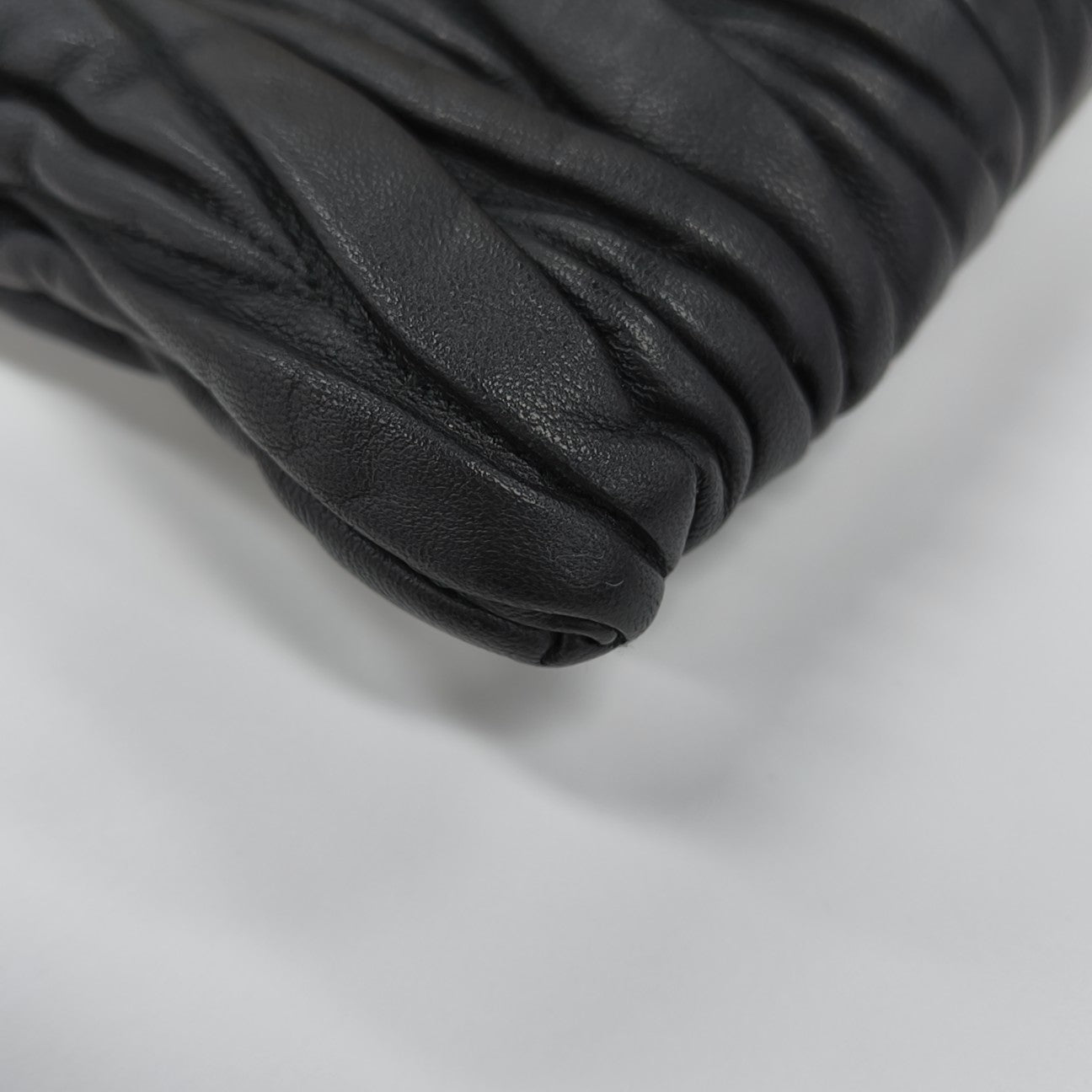 Matelassé Quilted Lambskin Black