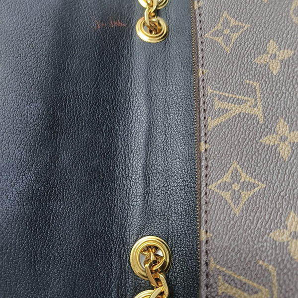 MARCEAU Monogram Coated Canvas Brown