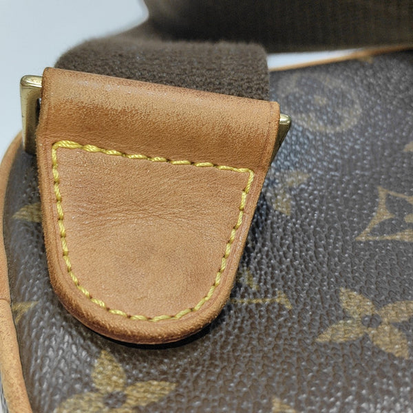 GANGE Monogram Coated Canvas Brown