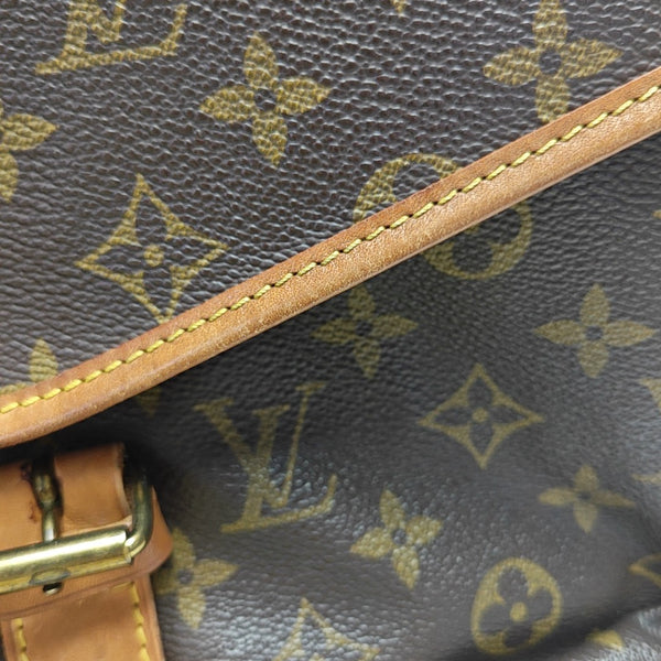 SAUMUR 35 Monogram Coated Canvas Brown