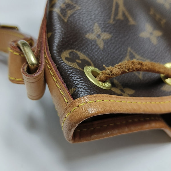 NOÉ BB Monogram Coated Canvas Brown