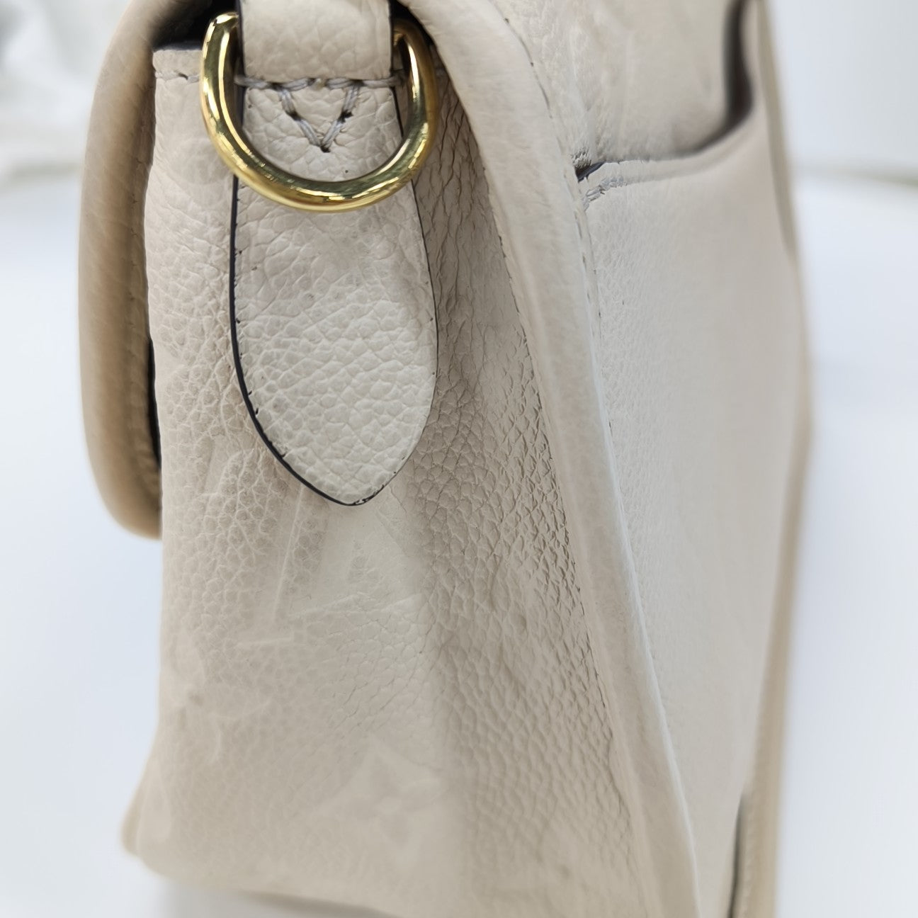 DIANE Monogram Calfskin Beige