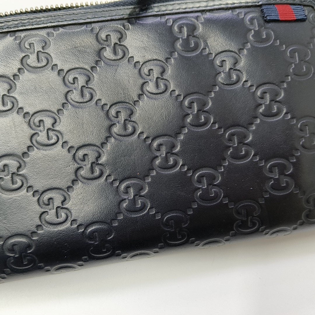 Monogram Calfskin Wallet Black