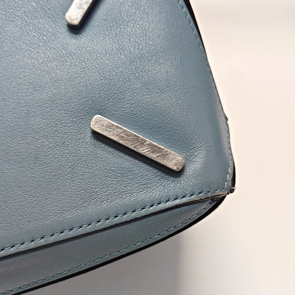 Authenticated pre-owned  Puzzle Medium Calfskin Blue - Crossbody Bag at Looply