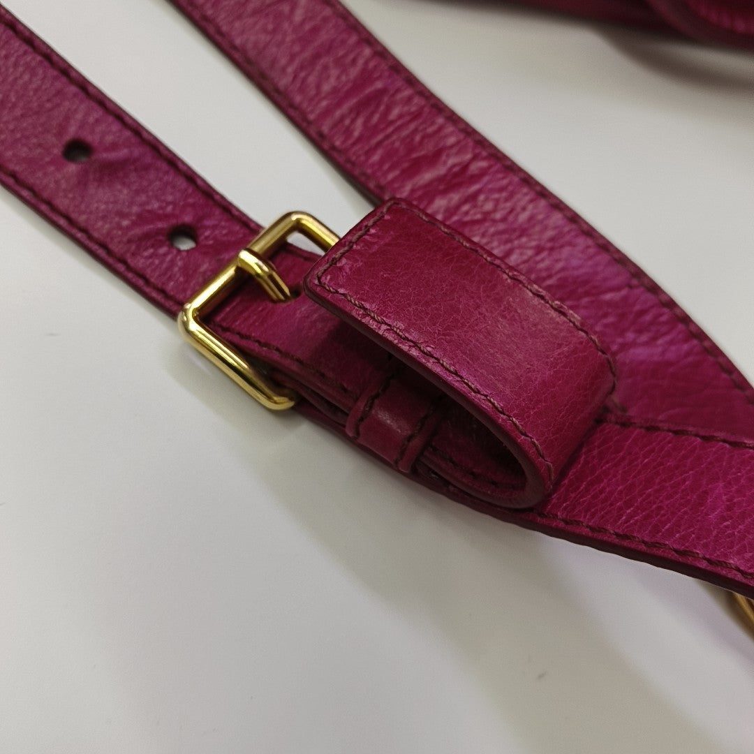 Calfskin Shoulder Bag Pink