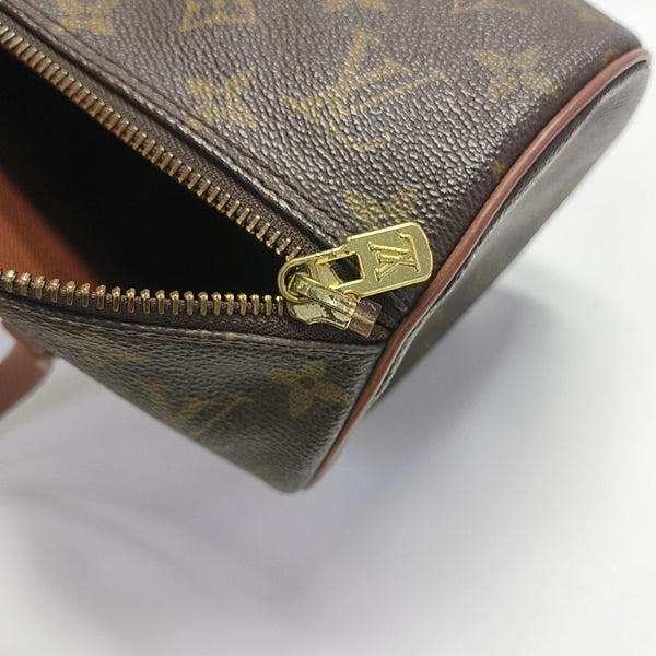 PAPILLON MM Monogram Coated Canvas Brown