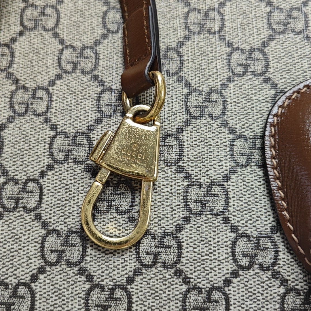 Retro Small Monogram Coated Canvas Brown