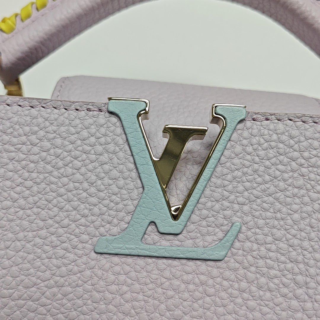 CAPUCINES Mini Calfskin Purple