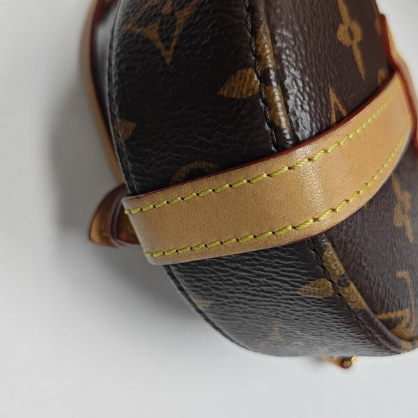 CHANTILLY Mini Monogram Coated Canvas Brown