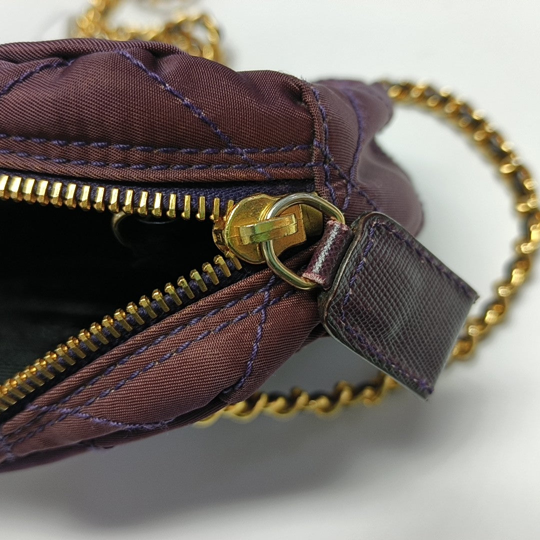 Quilted Nylon Purple