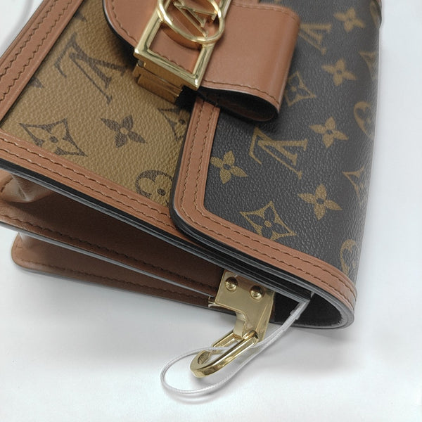 DAUPHINE Mini Coated Canvas Brown