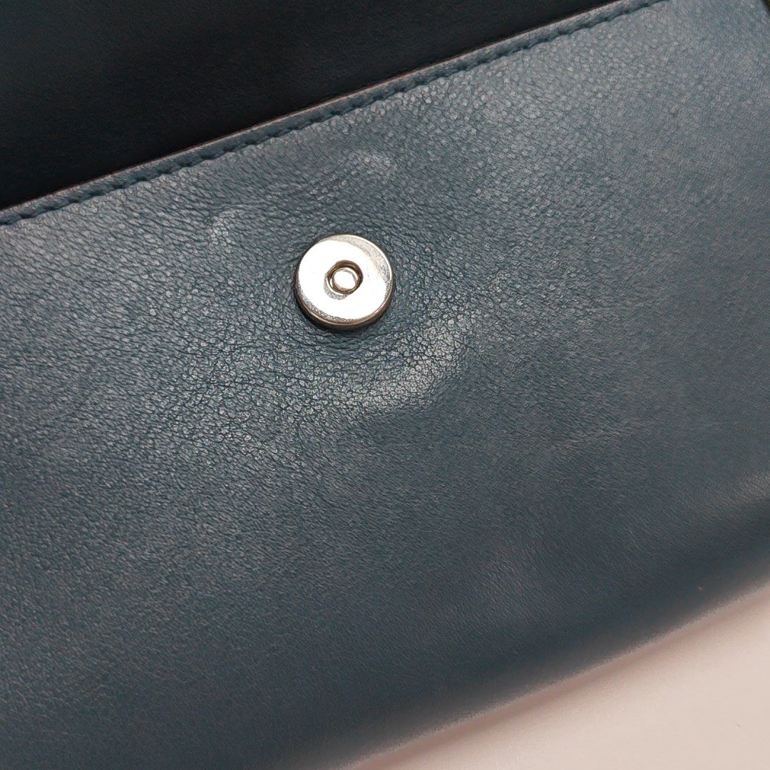 Faye Mini Calfskin Blue