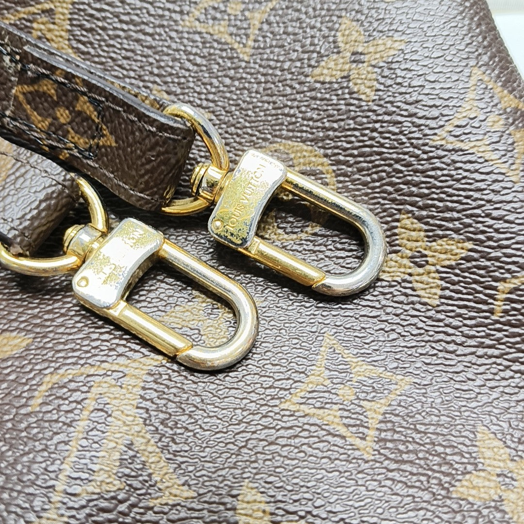 PALLAS BB Monogram Coated Canvas Brown