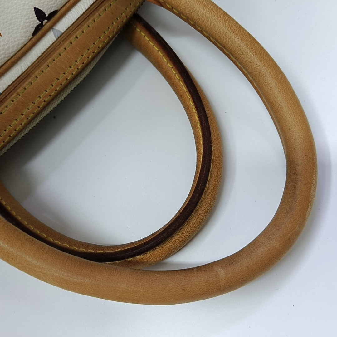 LV × TM PRISCILLA Monogram Coated Canvas White