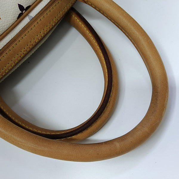 LV × TM PRISCILLA Monogram Coated Canvas White
