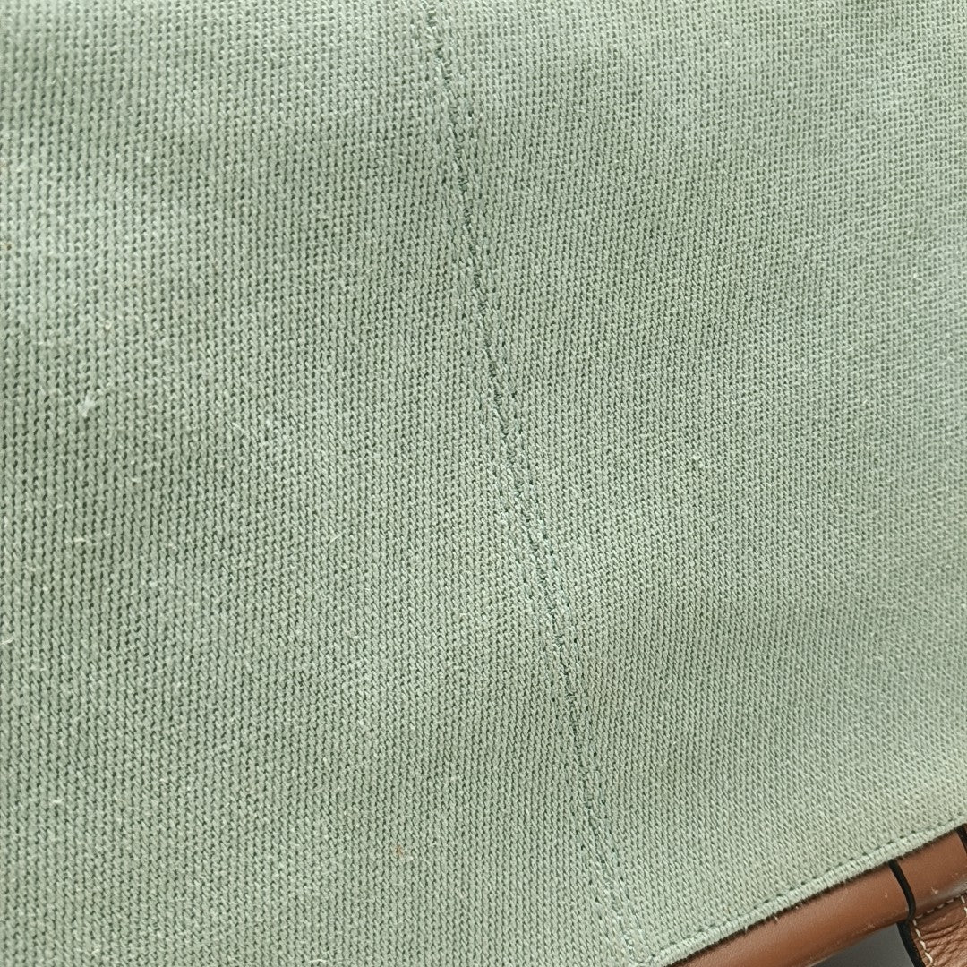 Cushion Small Canvas Green