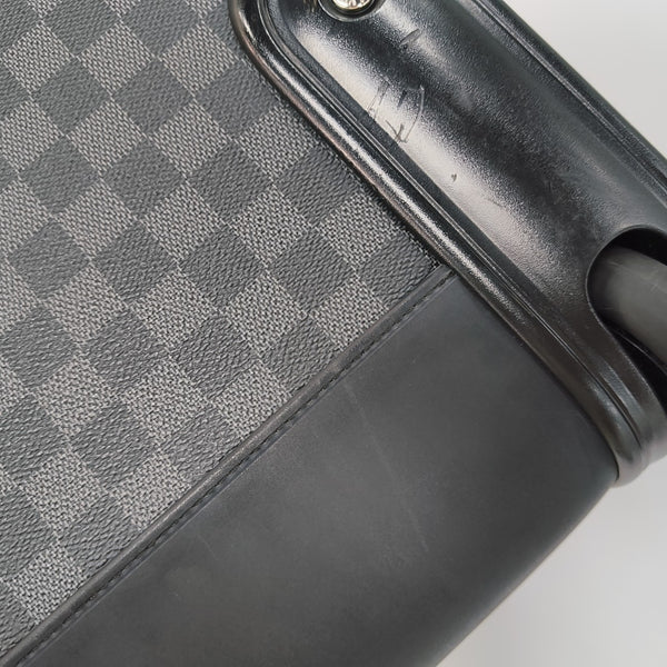 PEGASE 65 Damier Graphite Coated Canvas Black
