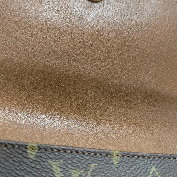 DAME Monogram Coated Canvas Brown