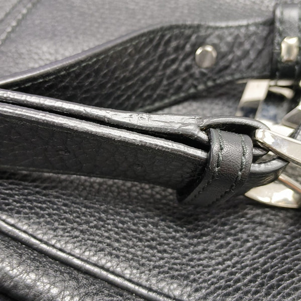 Calfskin Shoulder Bag Black