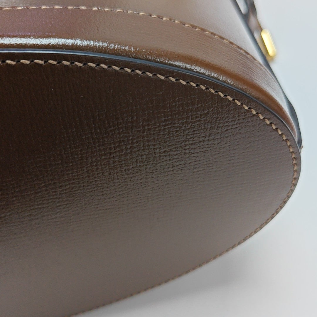 Horsebit 1955 Small Monogram Calfskin Brown